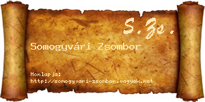 Somogyvári Zsombor névjegykártya
